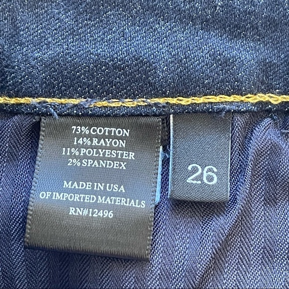 PARKER SMITH Runaround Sue Dark Wash Straight Jeans in Camden 26 - Picture 11 of 11